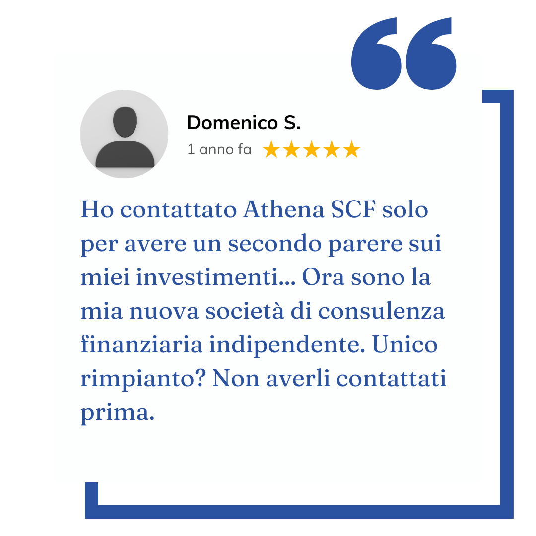 Recensione positiva su consulenza finanziaria indipendente.