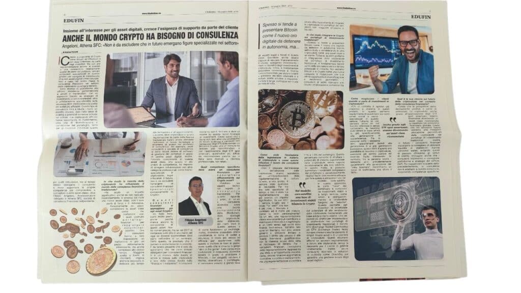 il bollettino consulenza finanziaria indipendente criptovalute athena scf filippo angeloni