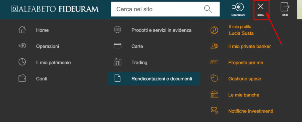 come scaricare rendiconto costi fideuram