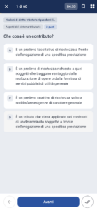 Simulazione d’esame OCF nell’app: quesito 1 di 60 con il cronometro a 84:55